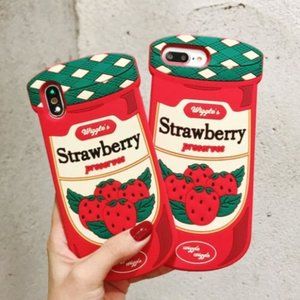 Strawberry Jam Silicone iPhone 6/6s Case